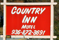 Country Inn Motel Sign
